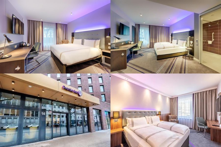 Premier Inn Dusseldorf City Friedrichstadt客房合成圖