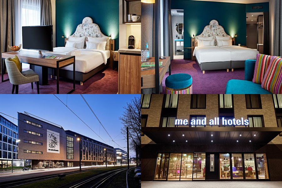 Me and All Hotel Dusseldorf Oberkassel客房合成圖