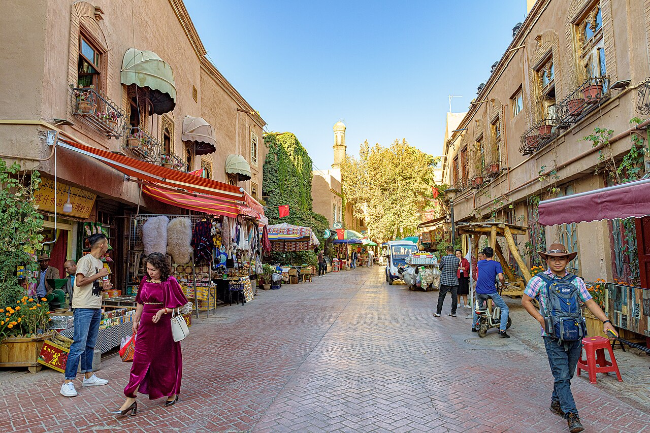 喀什 - West start of Qasa Rd, Ancient City of Kashi