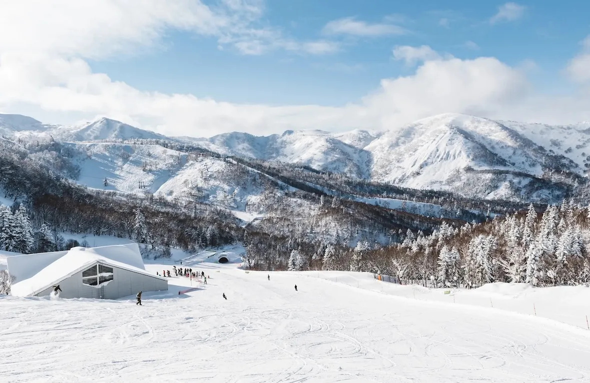 喜樂樂滑雪場粉雪實景