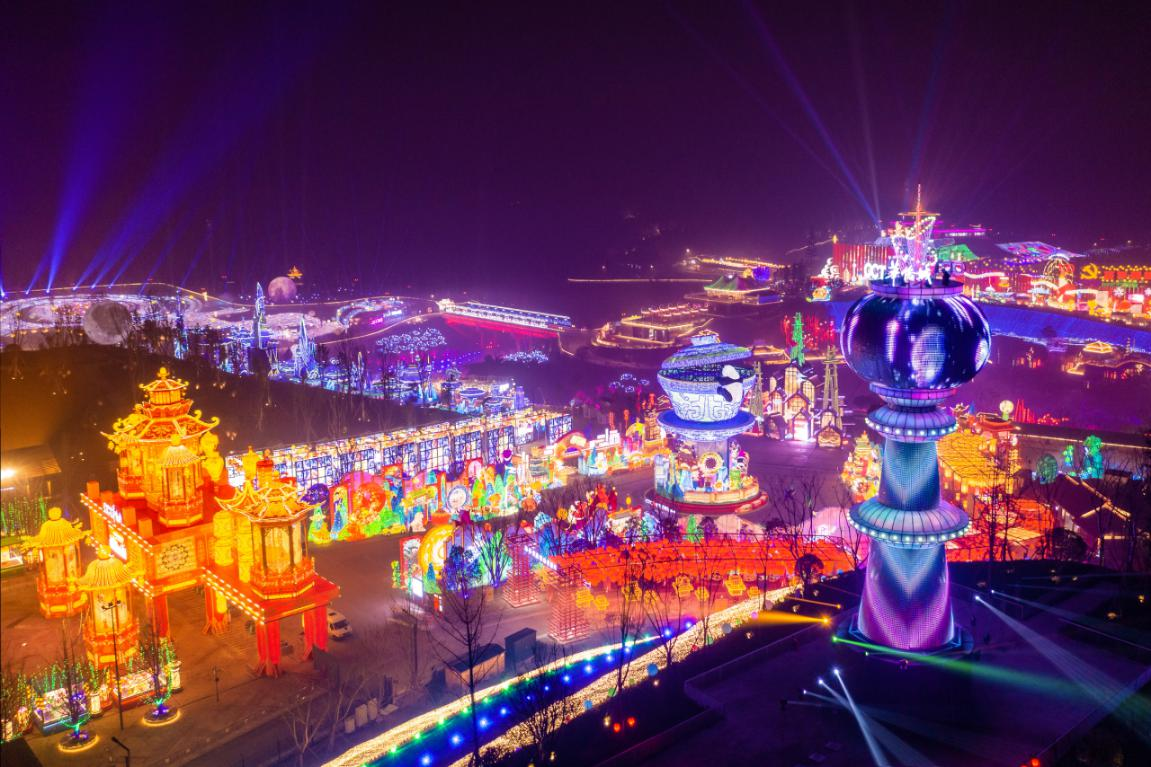 自貢燈會夜景燈組1