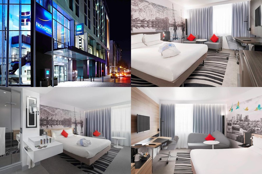 Novotel London Excel room composite image