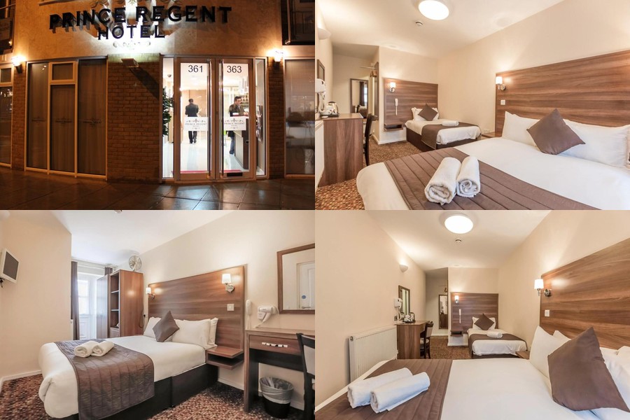 Prince Regent Hotel Excel London room composite image