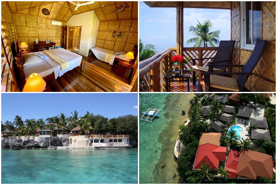 Magic Island Dive Resort 小屋與海景