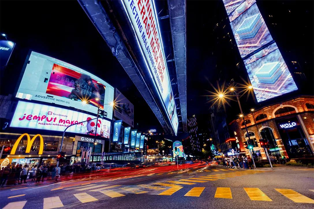 武吉免登商圈夜景