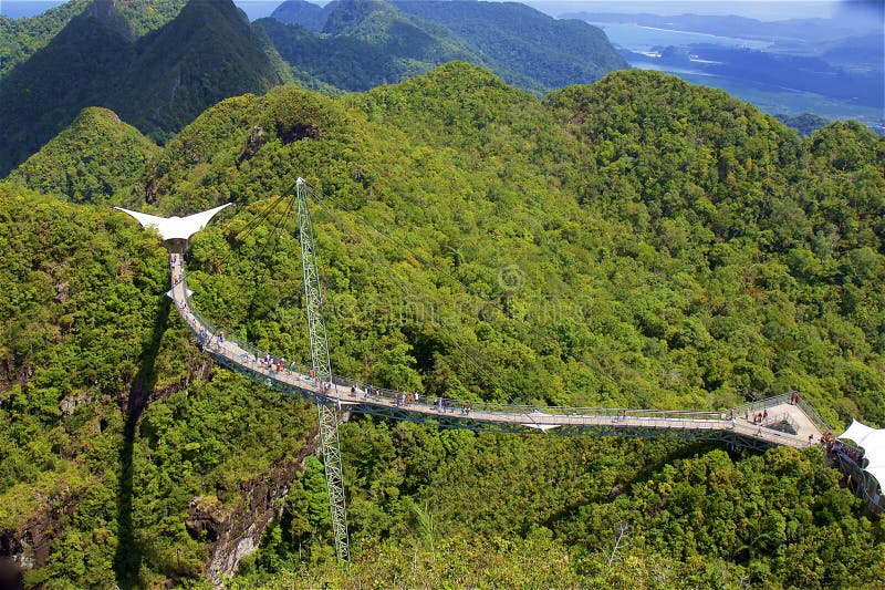 蘭卡威天空之橋Sky Bridge俯瞰全景