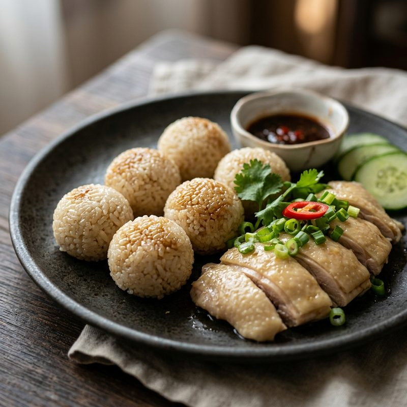 馬六甲雞飯粒 chicken rice balls