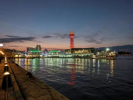 福岡博多港夜景