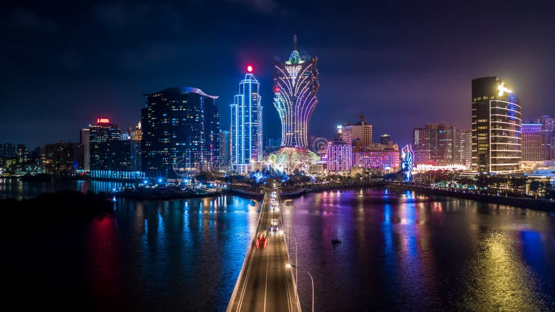 澳門金光大道夜景