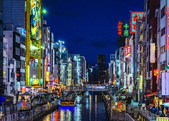 大阪道頓堀夜景