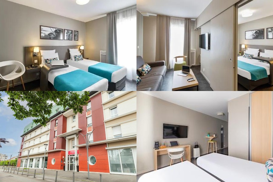 Appart'City Confort Le Bourget room composite image