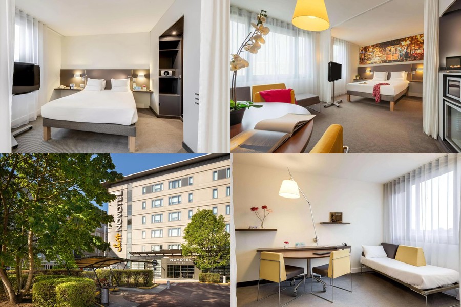 Novotel Suites Paris CDG Airport Villepinte room composite image