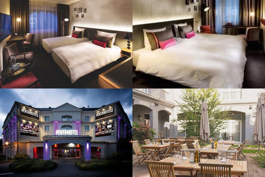 Pentahotel Paris CDG Airport room composite image