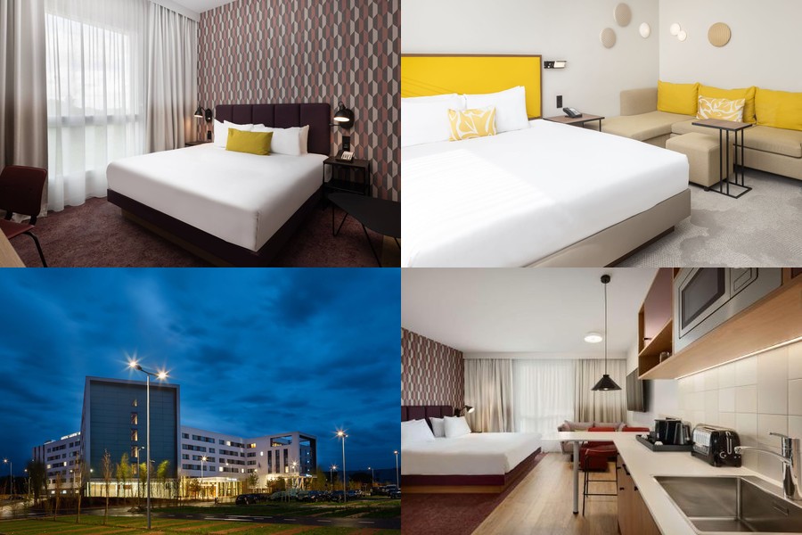 Hyatt House Paris CDG Airport room composite image