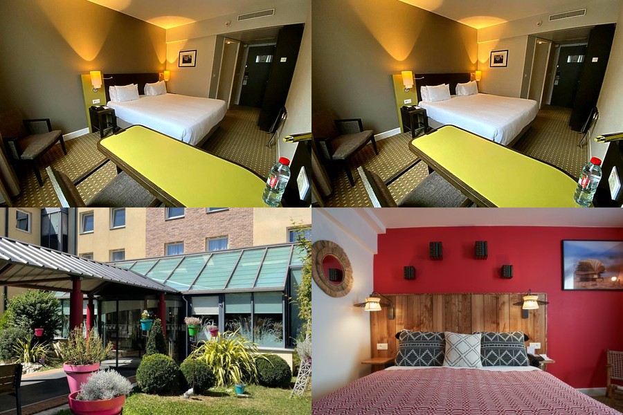 Aiden by Best Western Paris Roissy CDG room composite image
