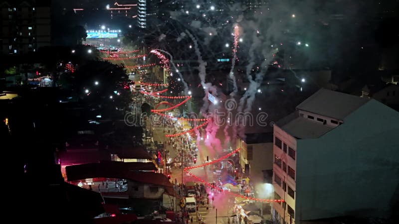 檳城夜間街頭活動
