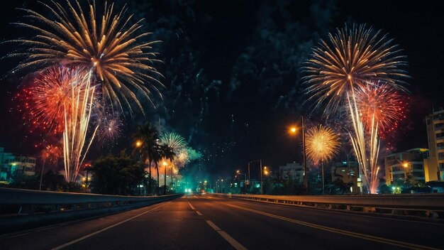 胡志明市跨年煙火大道