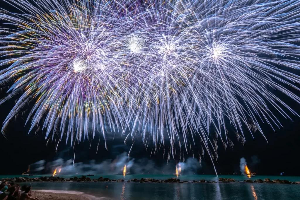 長灘島海灘跨年煙火
