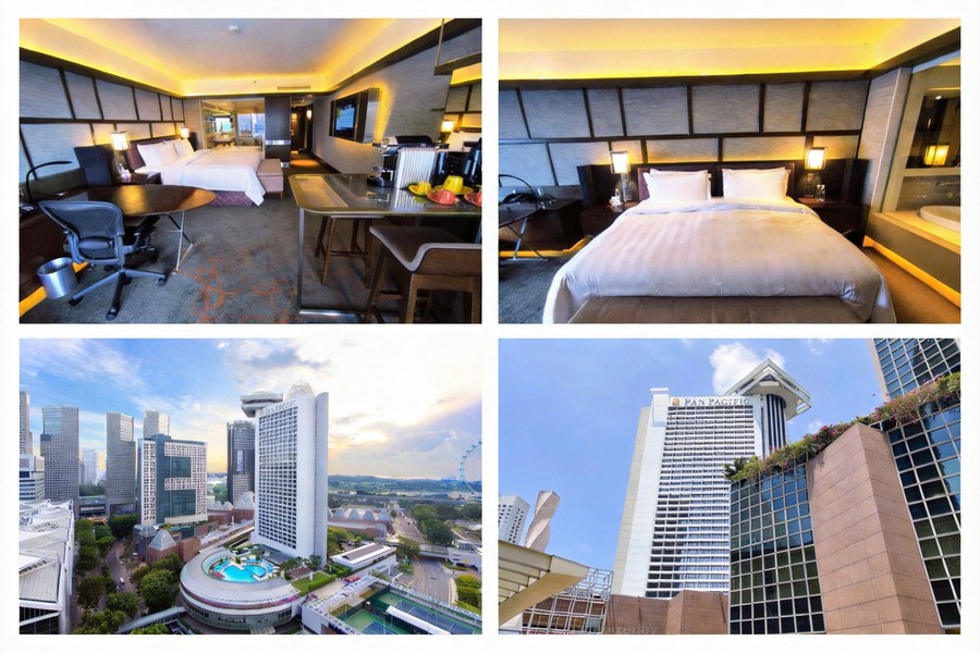 Pan Pacific Singapore room composite image
