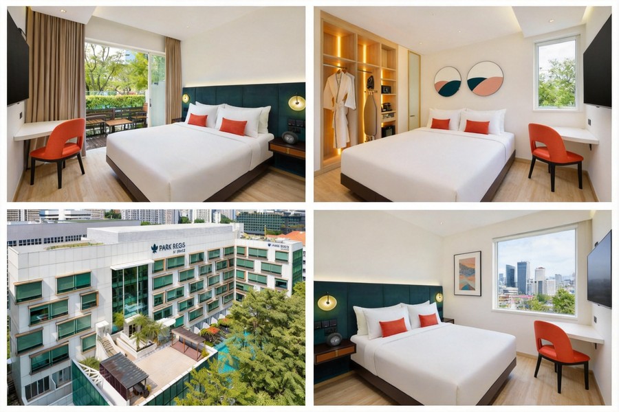 Park Regis by Prince Singapore room composite image