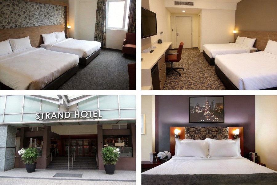 Strand Hotel room composite image