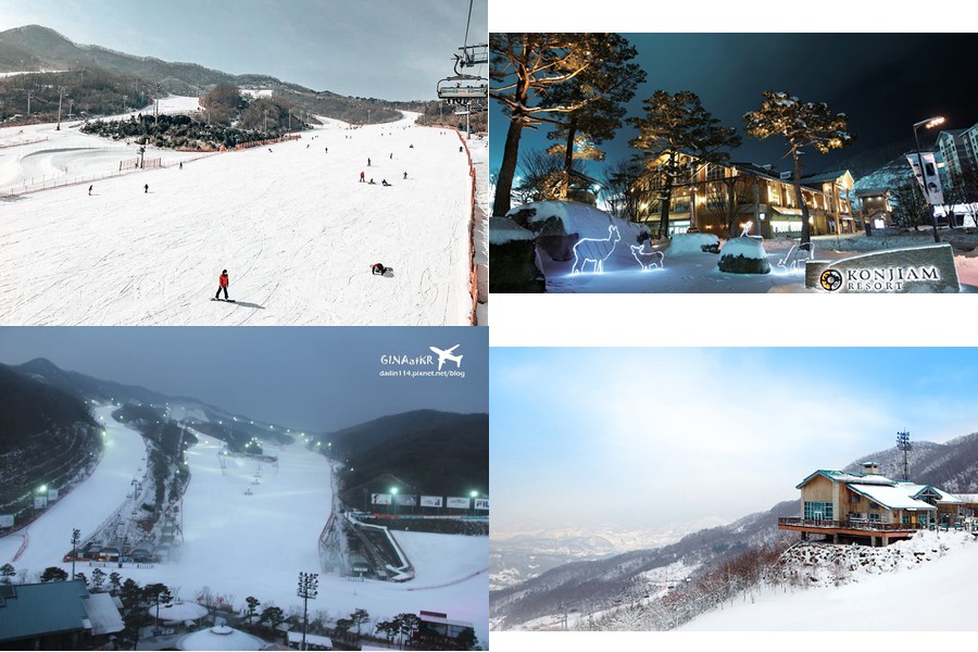 昆池岩滑雪場全景