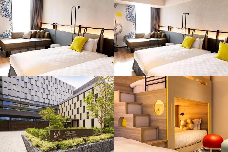 Tokyo Bay Shiomi Prince Hotel room composite image