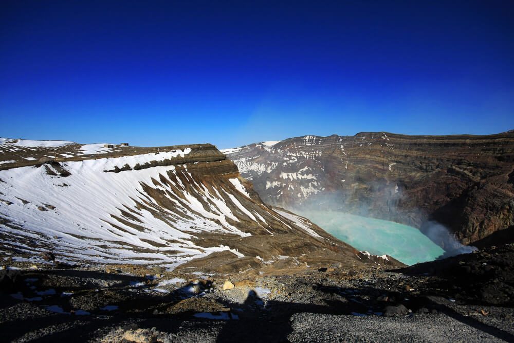 阿蘇中岳火山口