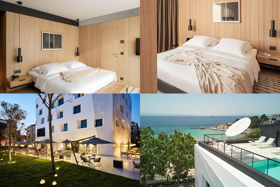 Briig Boutique Hotel Split 現代外觀設計客房屋頂海景泳池