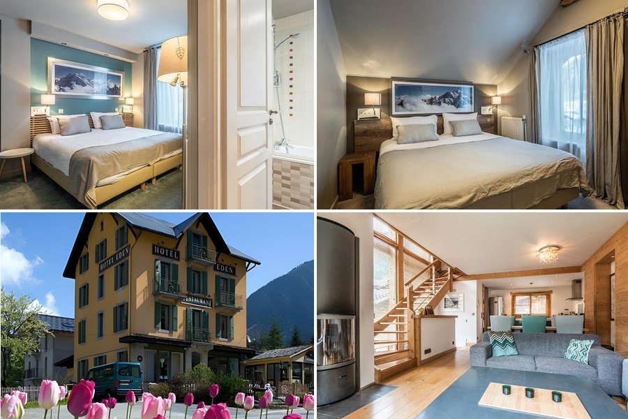 Eden Hotel Apartments and Chalet Les Praz 客房與外觀