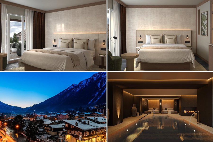 Le Morgane Hotel Chamonix 精品設計飯店 客房與外觀