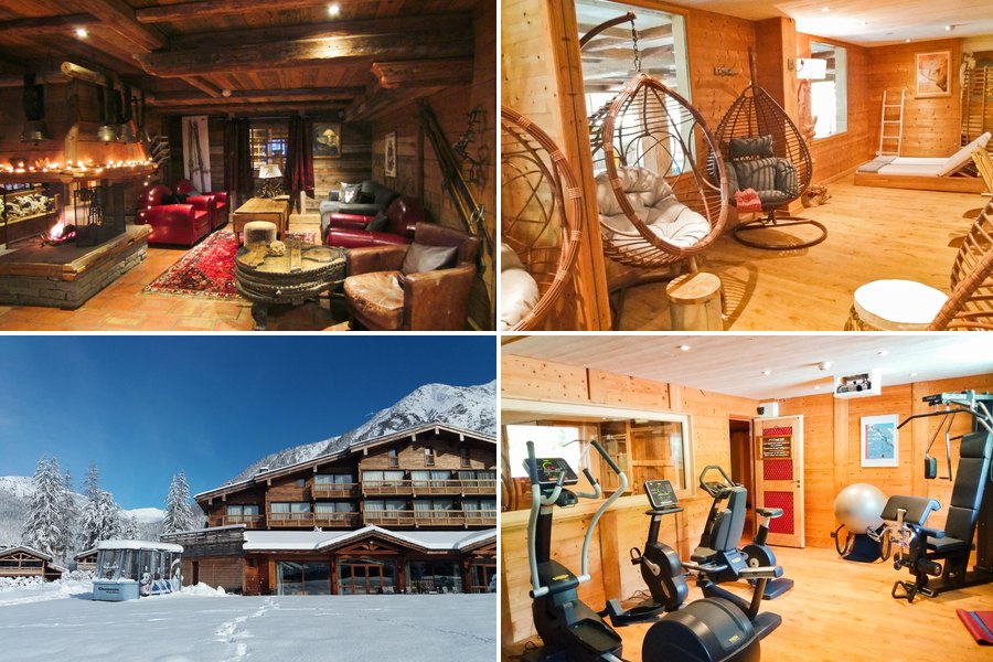 Les Grands Montets Hotel & Spa Argentiere 客房與外觀