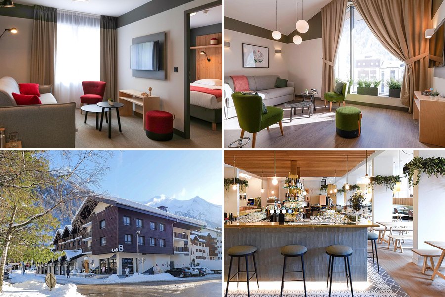 PlanB Hotel Living Chamonix 設計旅宿 客房與外觀