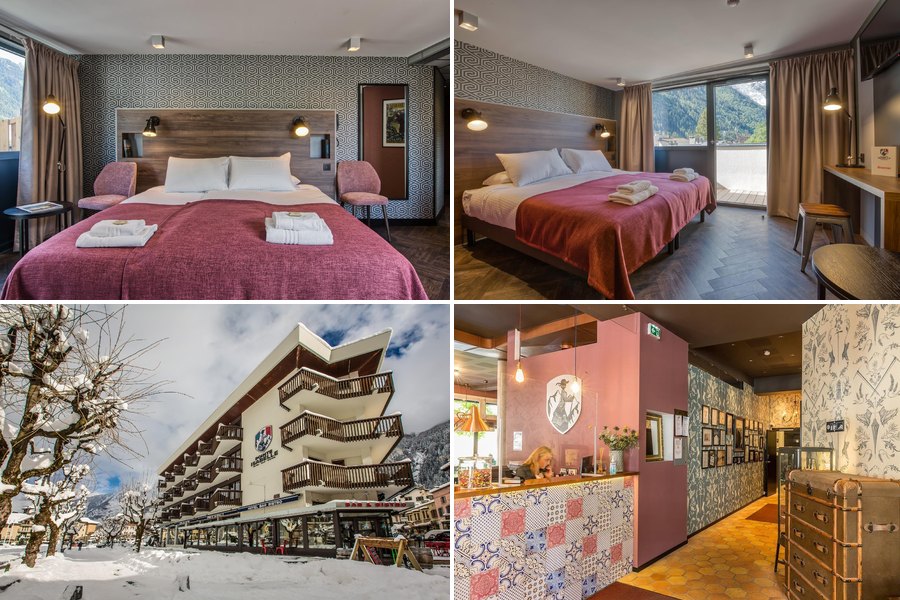 Pointe Isabelle Hotel Chamonix 復古風格旅館 客房與外觀