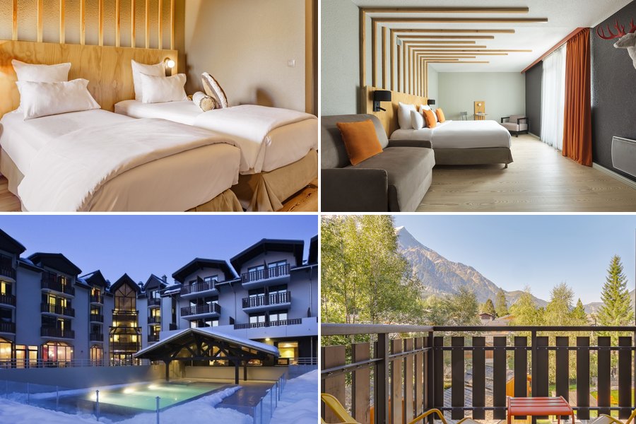 Le Refuge des Aiglons Chamonix 四星旅館 客房與外觀
